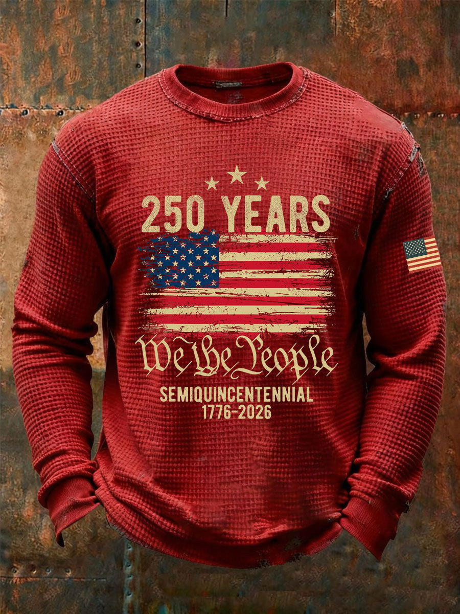 US 250 Years Of Freedom 1776 2026 Long Sleeve Shirt We The People Merch Gift Ideas