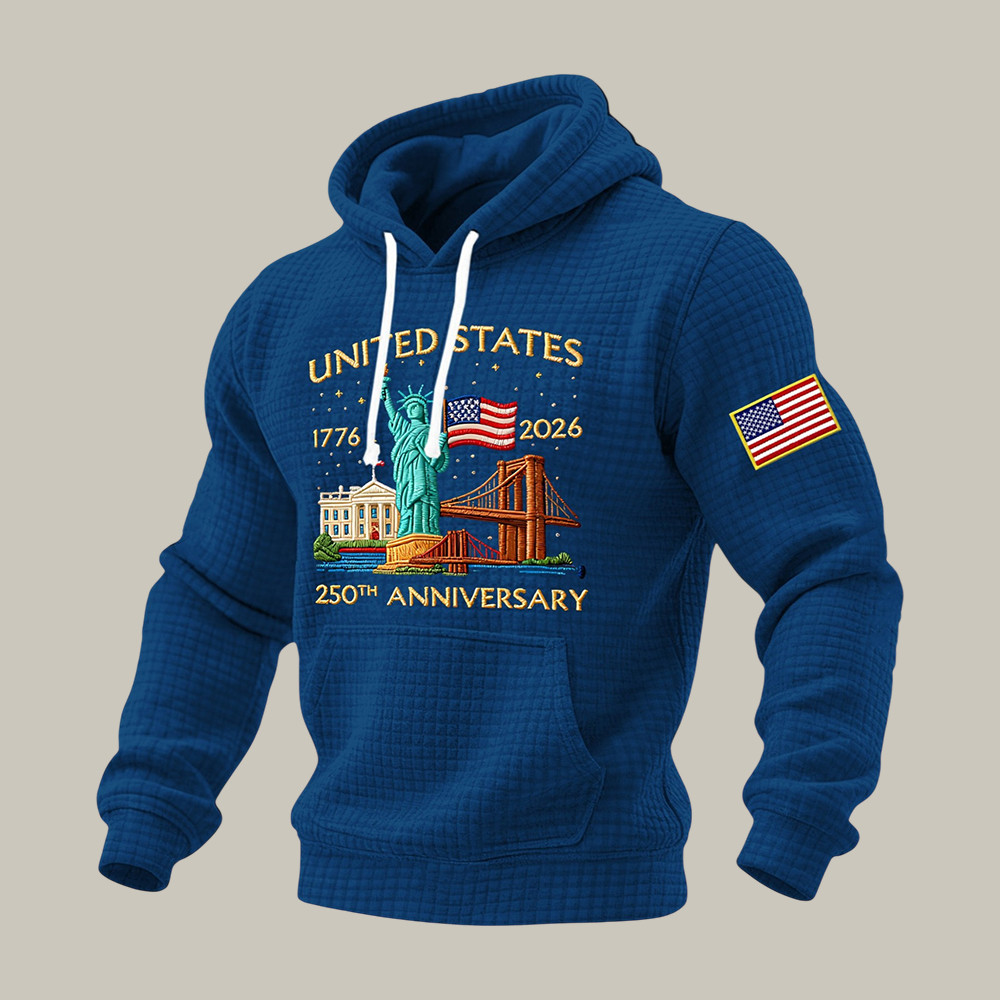 US 250th Anniversary 1776 2026 Hoodie 4th Of July Attire Present For Husband US 250th Anniversary 1776 2026 Hoodie 4th Of July Attire Present For Husband - Image 1