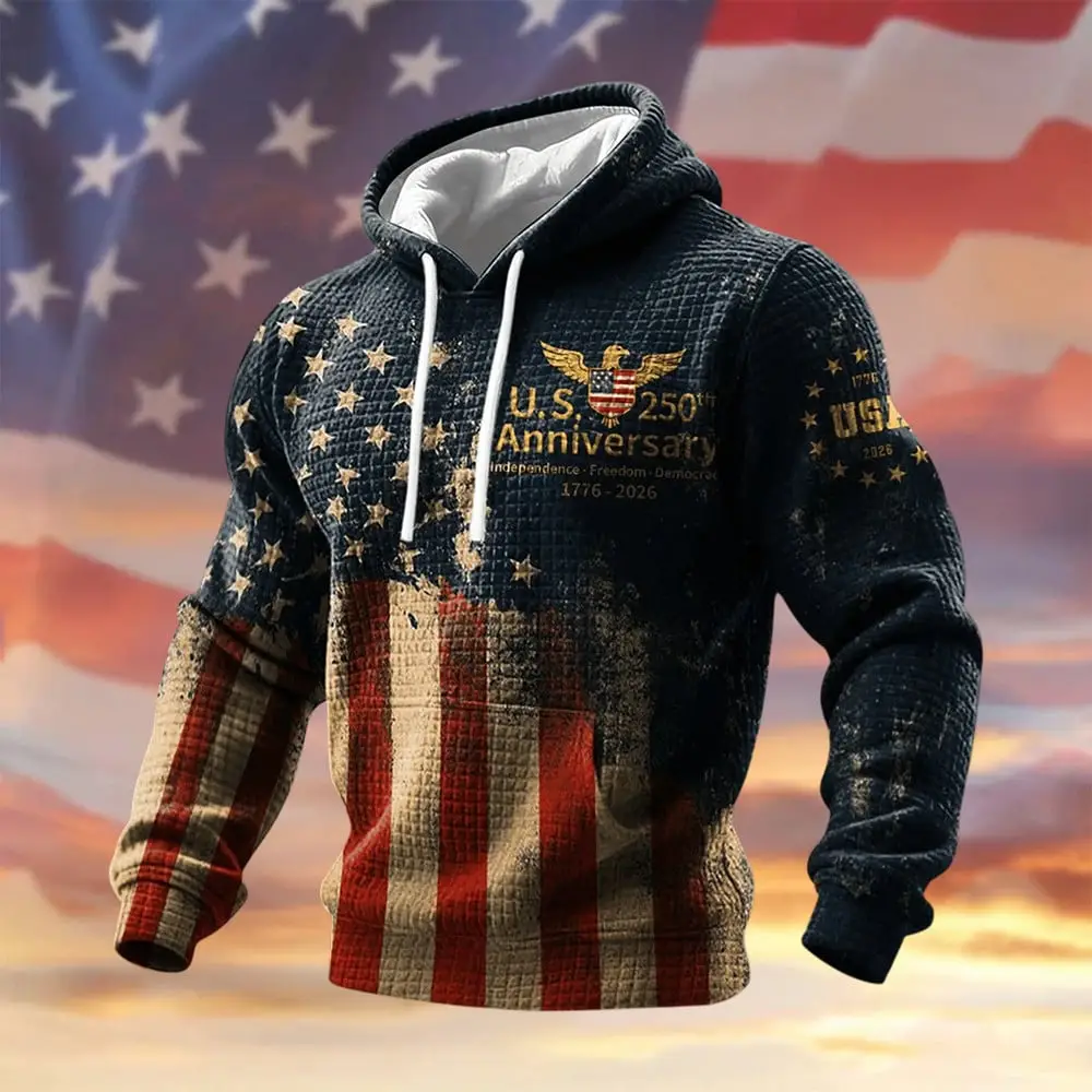 US 250th Anniversary 1776 2026 Hoodie Independence Day Clothing Line Patriotic Gift US 250th Anniversary 1776 2026 Hoodie Independence Day Clothing Line Patriotic Gift - Image 1