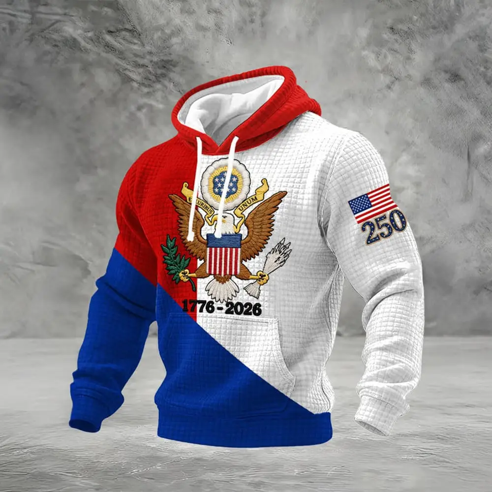 US 250th Anniversary 1776 2026 Hoodie Independence Day Clothing Semiquincentennial Merch US 250th Anniversary 1776 2026 Hoodie Independence Day Clothing Semiquincentennial Merch - Image 1
