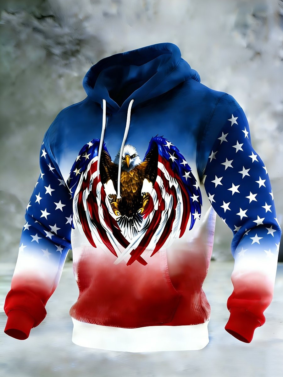 US 250th Anniversary Commemorative Design Hoodie Mens Independence Day Gift