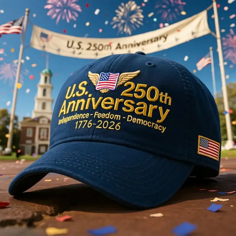 US 250th Anniversary Hat Independence Day Baseball Cap Democracy Gifts For Friend