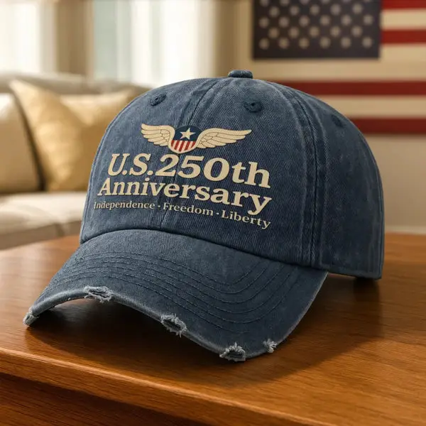 US 250th Anniversary Hat Patriotic Hat Best Gifts For Father US 250th Anniversary Hat Patriotic Hat Best Gifts For Father - Image 1