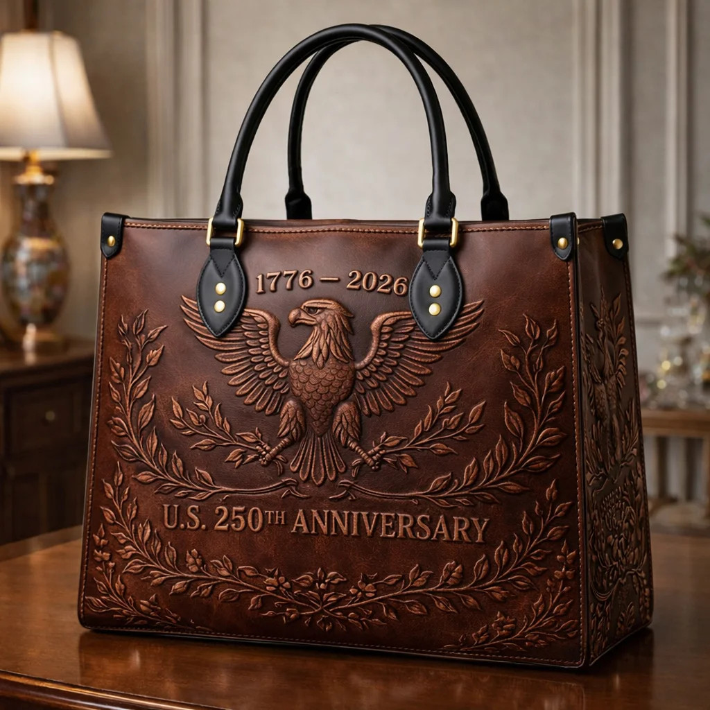 US 250th Anniversary Leather Bag Semiquincentennial 1776 2026 Bag Gift For Sister