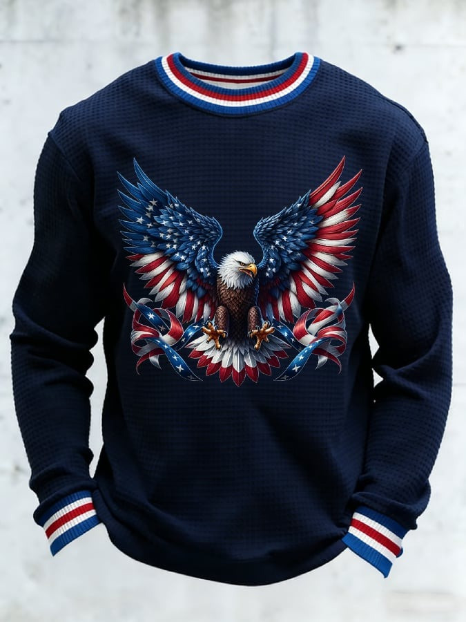 US 250th Anniversary Long Sleeve Shirt Mens 1776 2026 Bald Eagle Graphic Patriotic Gift