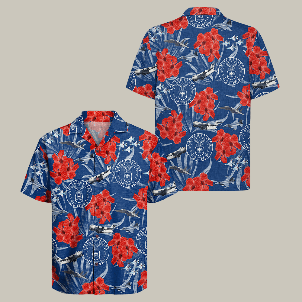 US Air Force 250th Years Of Service Hawaiian Shirt US Air Force Clothes Gift For Him
