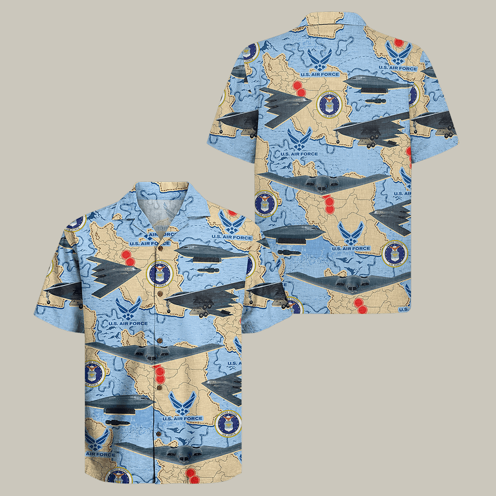 US Air Force Drive B 250th Years Of Service Hawaiian Shirt US Air Force Veteran Shirt Gift Idea
