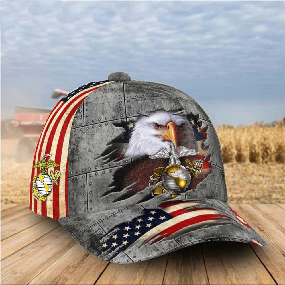 US Air Force Hat Eagle American Flag Patriotic Honoring USAF Air Force Ball Cap Merch US Air Force Hat Eagle American Flag Patriotic Honoring USAF Air Force Ball Cap Merch - Image 1