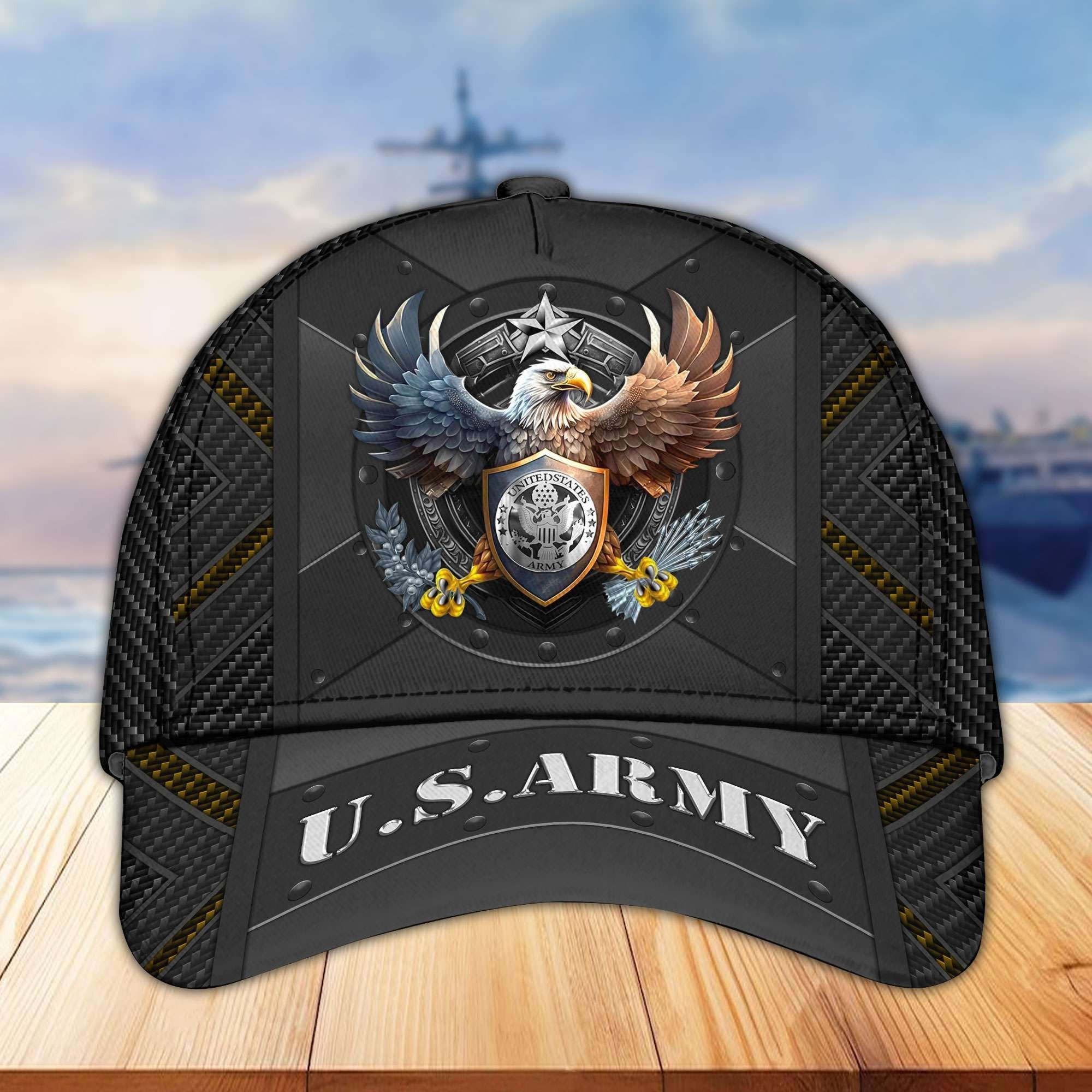 US Army Hats American Eagle Graphic Armed Best Gifts For US Veterans On Father's Day