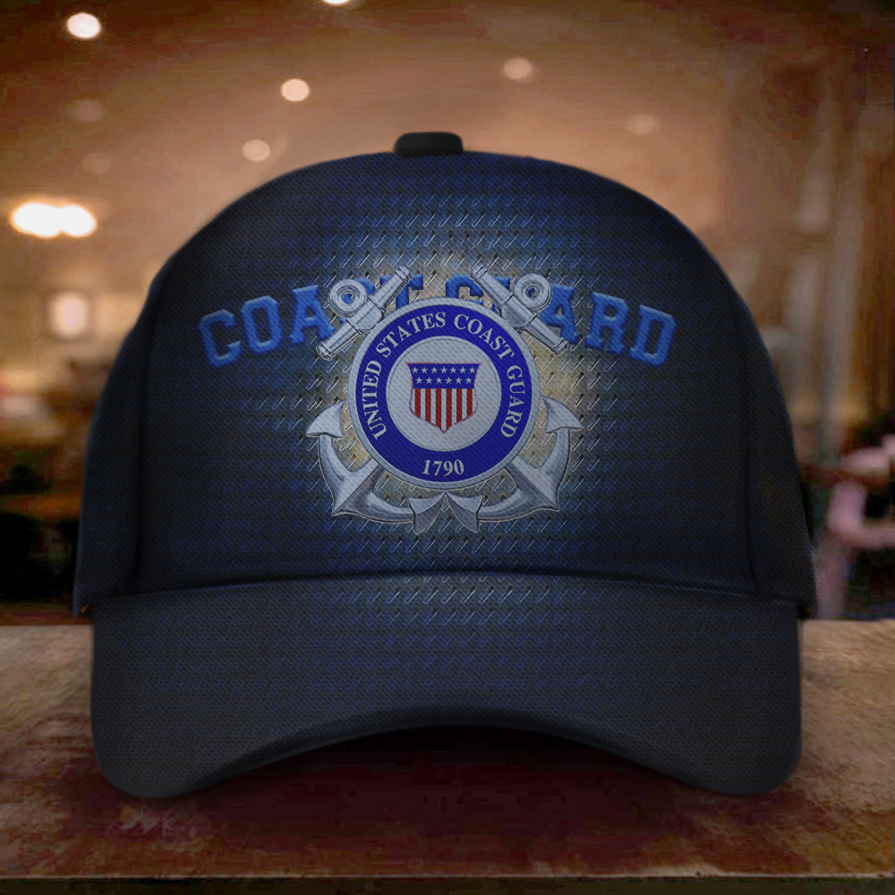 US Coast Guard Hat USCG United States Coast Guard Cap Merch Gift Ideas US Coast Guard Hat USCG United States Coast Guard Cap Merch Gift Ideas - Image 1