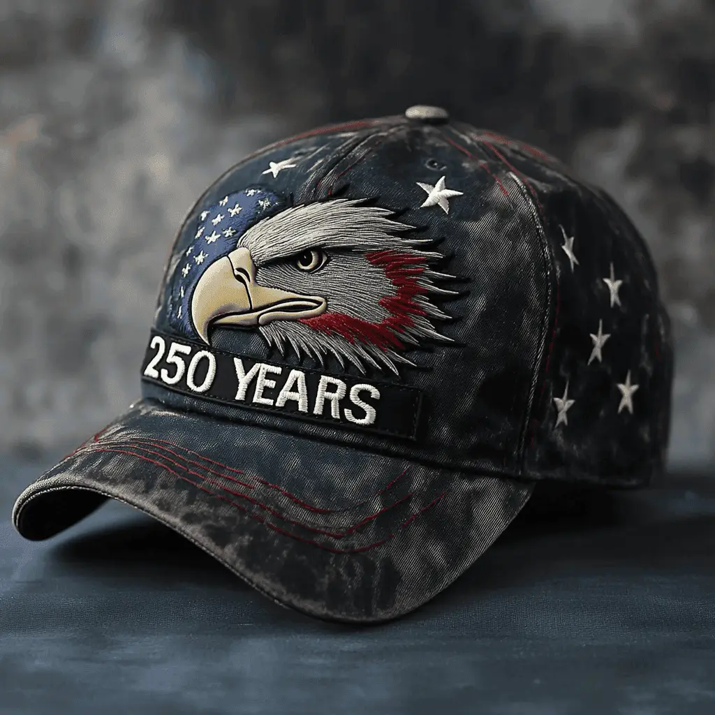 US Eagle 250 Years Hat Old Vintage Patriotic Hat Gifts For Father