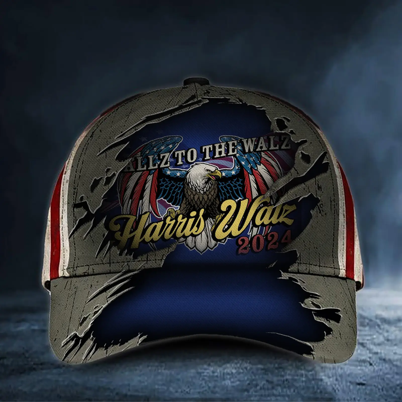 US Eagle Balz to the Walz Harris Walz Hat Harris Walz President 2024 Political Hat Gifts