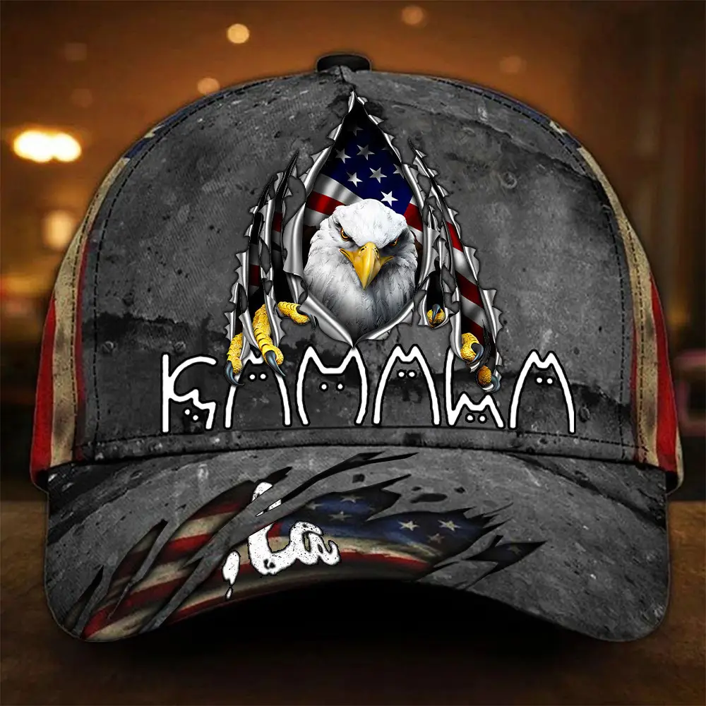 US Eagle Comma La Hat Kamala Harris 24 President-Elect Vintage Hat Gifts For Him