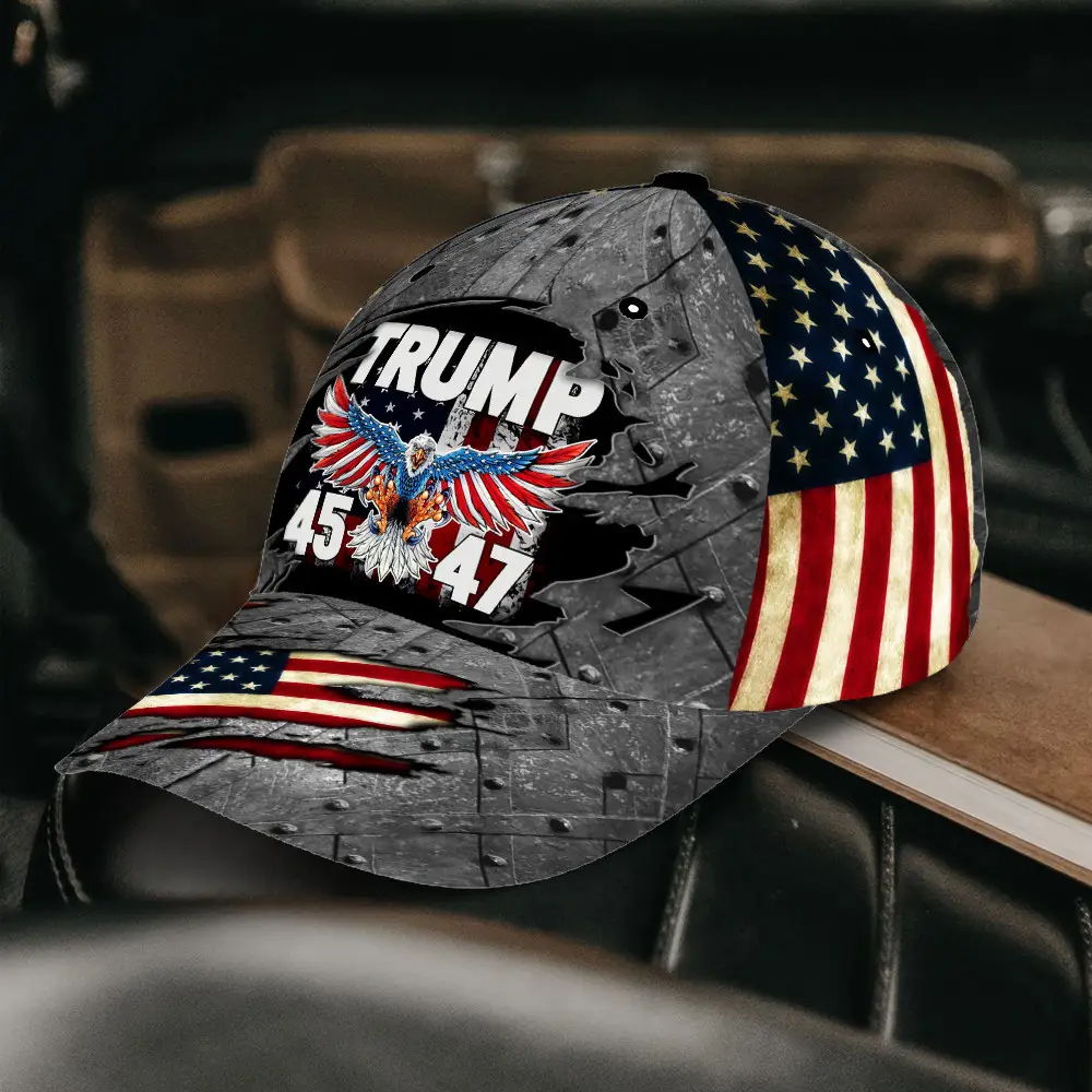 US Eagle Trump 45 47 Hat Donald Trump For President 2024 Old Vintage Hat Gifts For Dad