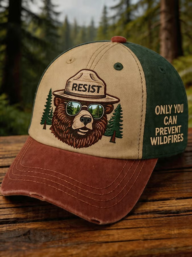 US Forest Service Only You Can Prevent Wildfires Hat Smokey Bear Resist Hat Gifts Idea