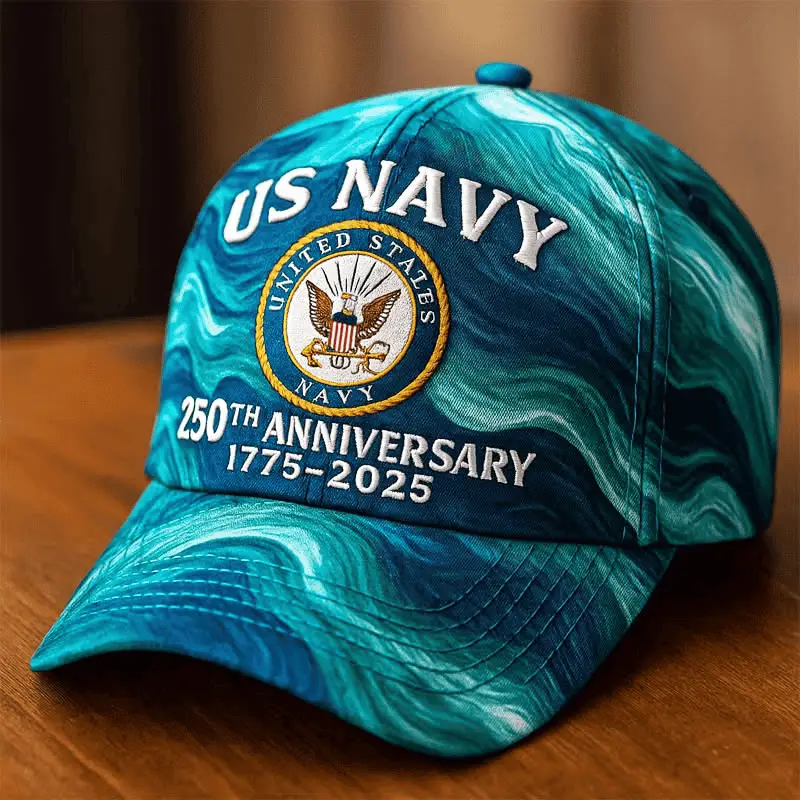 US Navy 250th Anniversary 1775 2025 Hat Proud USN Patriotic Cap Gifts For Navy