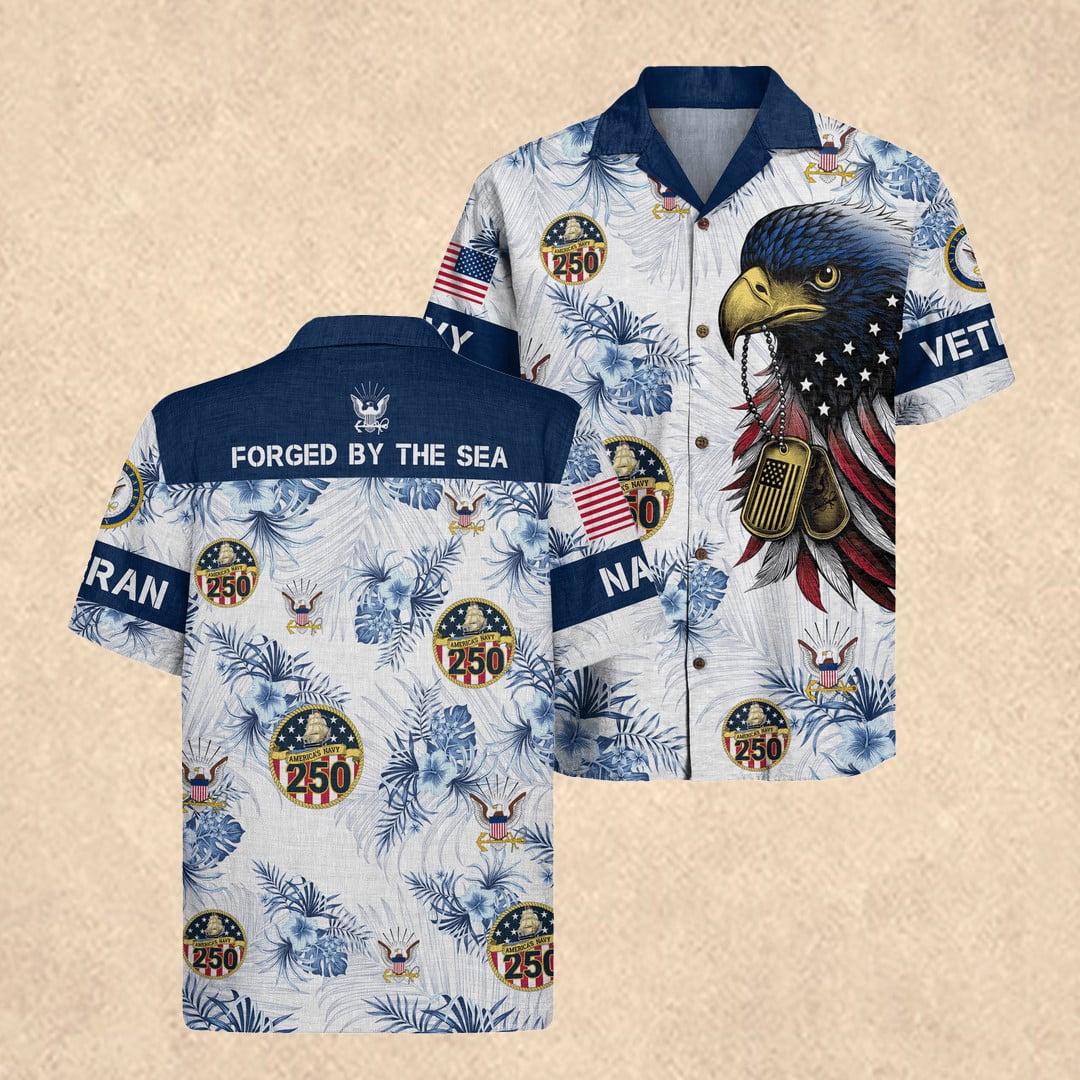 US Navy 250th Anniversary Hawaiian Shirt 1776–2026 Patriotic Clothing Memorial Day Gift US Navy 250th Anniversary Hawaiian Shirt 1776–2026 Patriotic Clothing Memorial Day Gift - Image 1