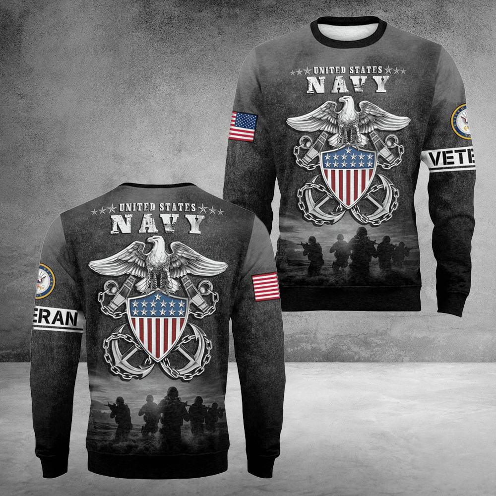 US Navy 250Th Years Of Service Fleece Sweatshirt United States Cool Gifts For Dad