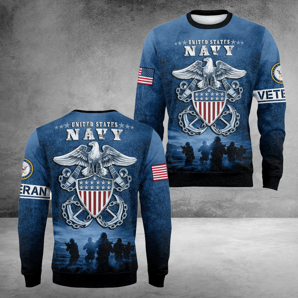 US Navy 250Th Years Of Service Fleece Sweatshirt United States Cool Gifts For Veteran US Navy 250Th Years Of Service Fleece Sweatshirt United States Cool Gifts For Veteran - Image 1