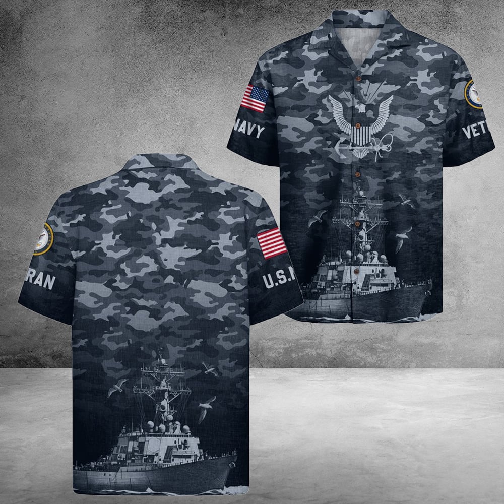 US Navy 250Th Years Of Service Hawaiian Shirt Service Honor Sacrifice Gifts For Husband