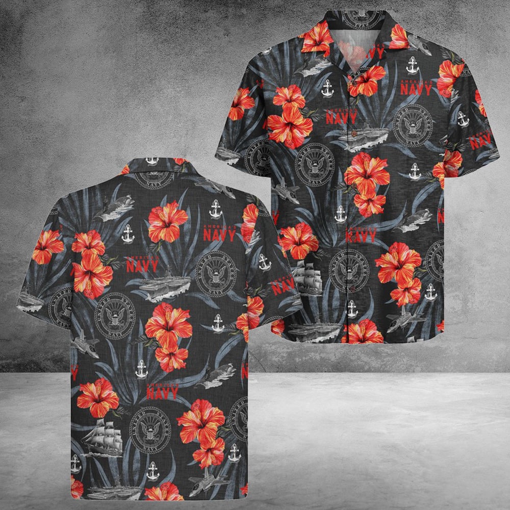 US Navy 250th Years Of Service Hawaiian Shirt United States Unique Gifts For Brother