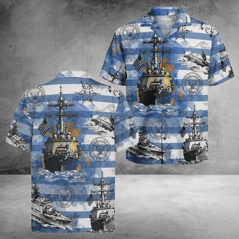 US Navy 250th Years Of Service Hawaiian Shirt United Wings Of Freedom Gifts Ideas For Dad