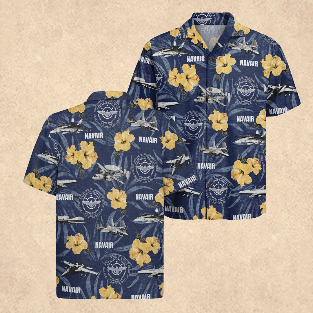 US Navy Navair 250th Anniversary Hawaiian Shirt Memorial Day Gift for Husband