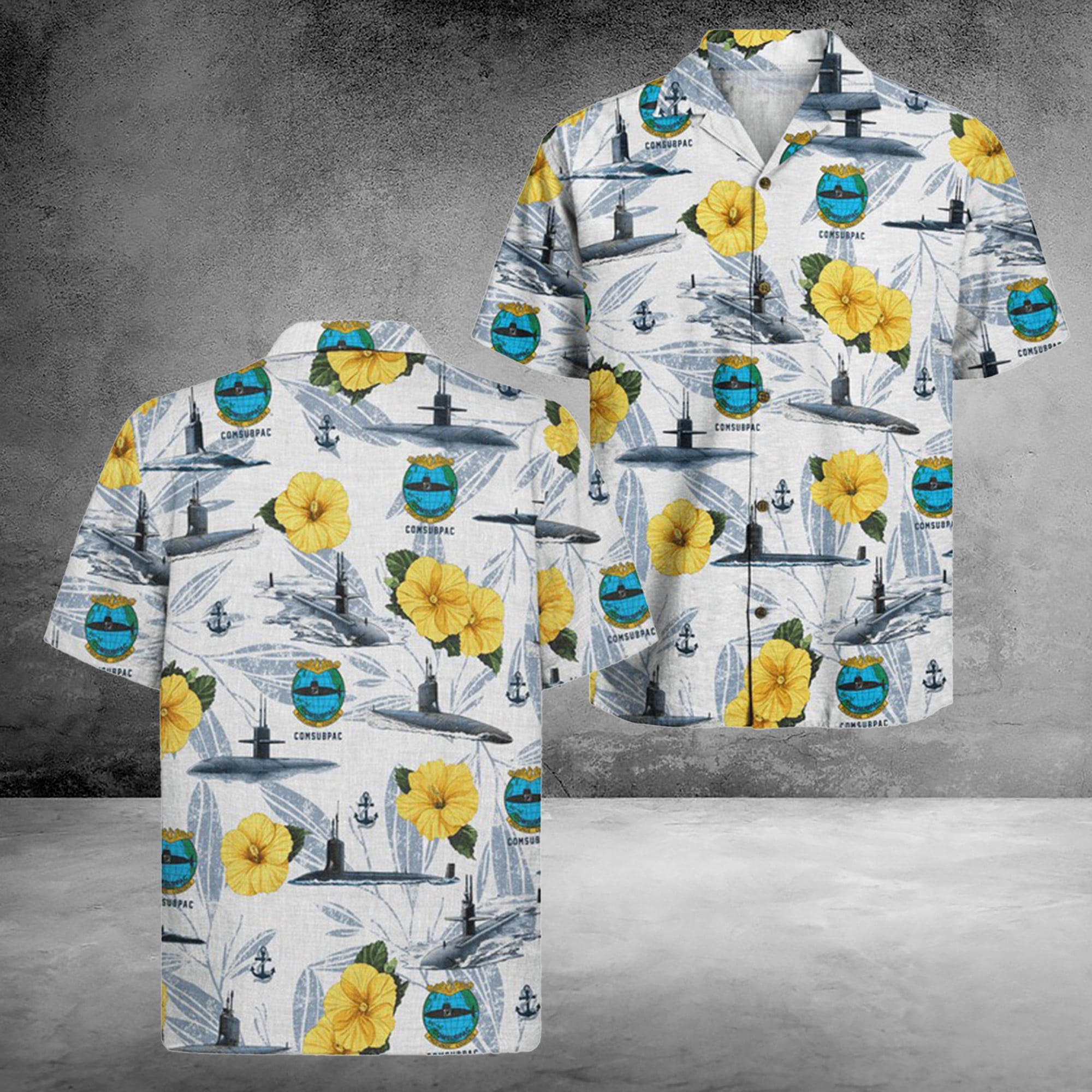US Navy Seabees 250th Years Of Service Hawaiian Shirt Service Honor Sacrifice Gift For Her