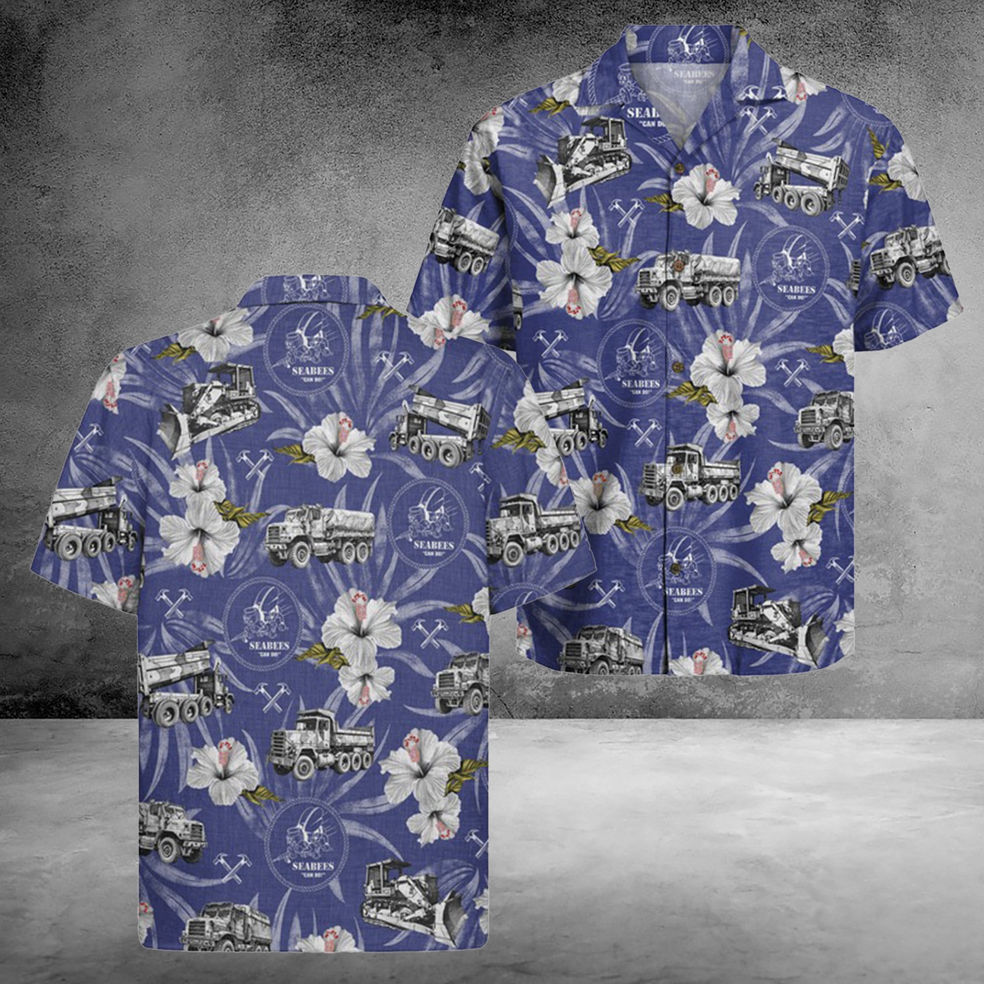US Navy Seabees 250th Years Of Service Hawaiian Shirt United States Gift For Patriots