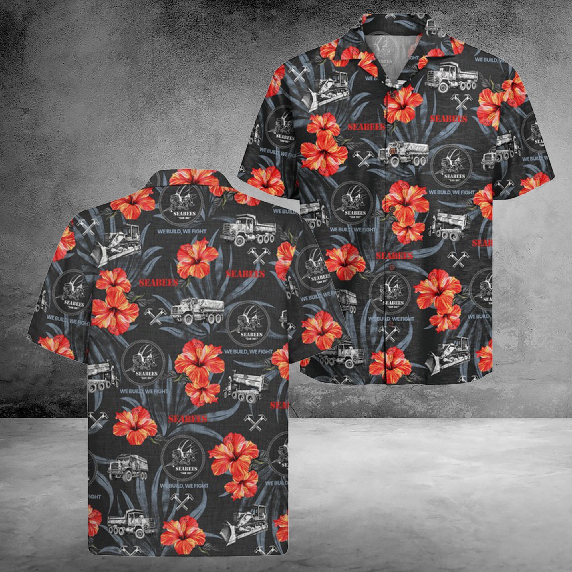 US Navy Seabees 250th Years Of Service Hawaiian Shirt We The People Gift For Mother