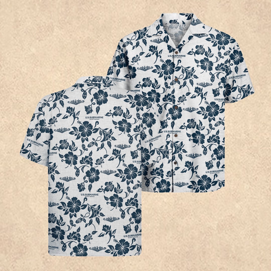 US Navy Submarine 250th Years of Service Hawaiian Shirt Submarine Gift For Dad