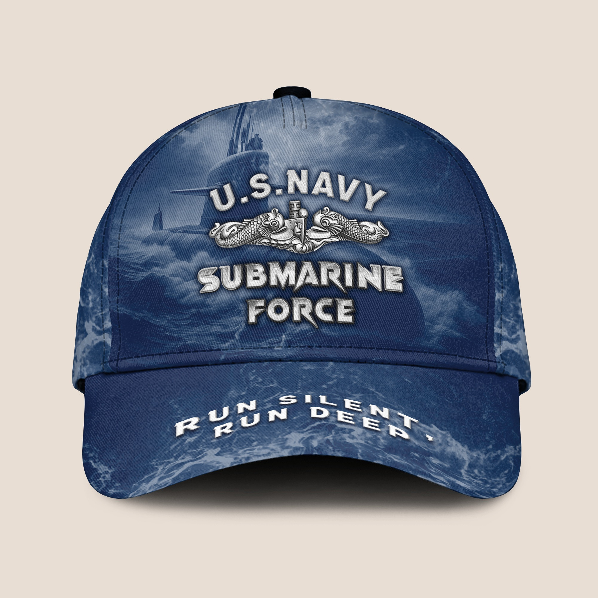 US Navy Submarine Force Hat Run Silent Run Deep Baseball Cap Gifts Ideas For Veteran