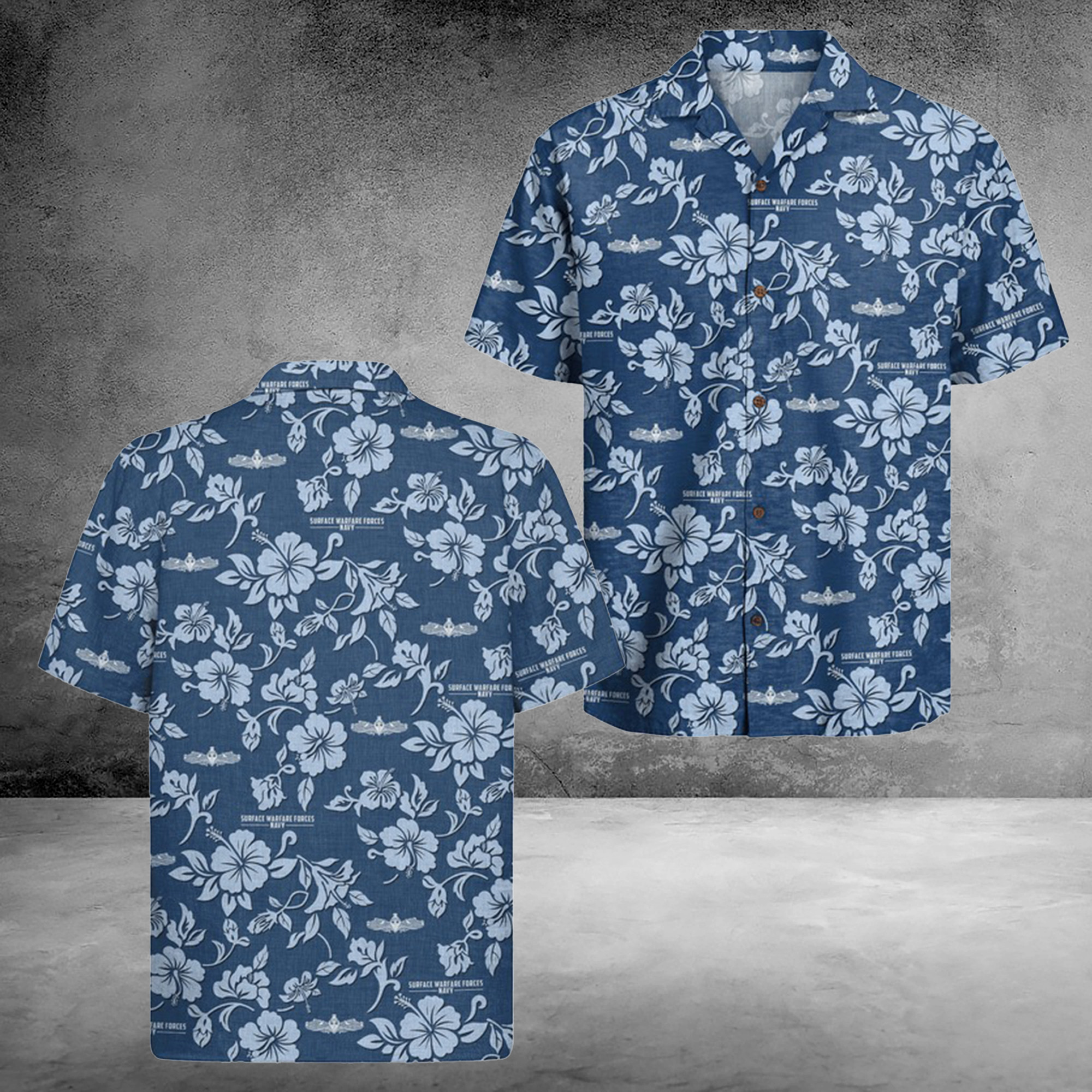 US Navy Surface Warfare Forces 250th Hawaiian Shirt Years of Service Gift For Ideas Son