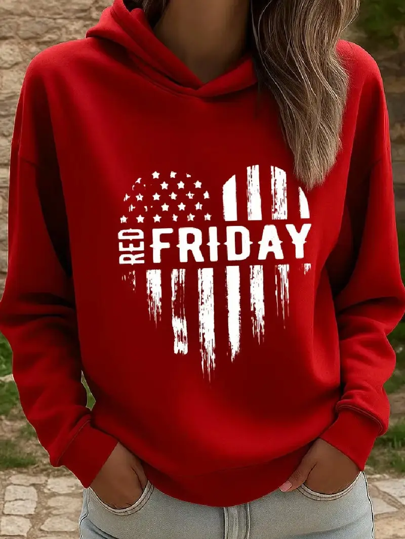 US RED Friday Merch Remember Everyone Deployed Hoodie American Flag Outfit For Women US RED Friday Merch Remember Everyone Deployed Hoodie American Flag Outfit For Women - Image 1
