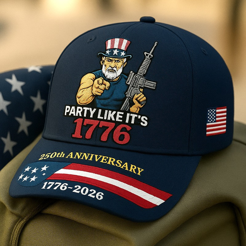 US Veteran 250th Anniversary Hat Party Like It's 1776 Proud Veterans Day Gift Ideas