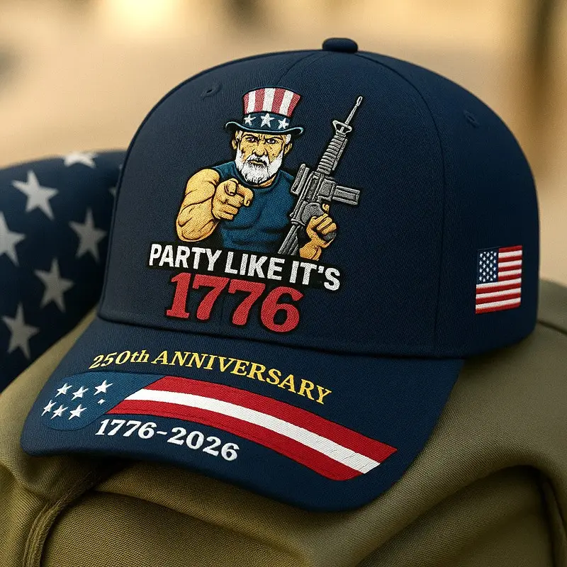 US Veteran 250th Anniversary Hat Party Like It's 1776 Proud Veterans Day Gift Ideas