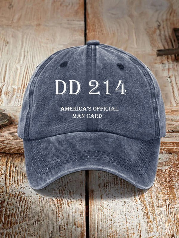 US Veteran DD-214 Alumni Hat DD214 Man Card Merch Best Veteran Gifts Baseball Cap