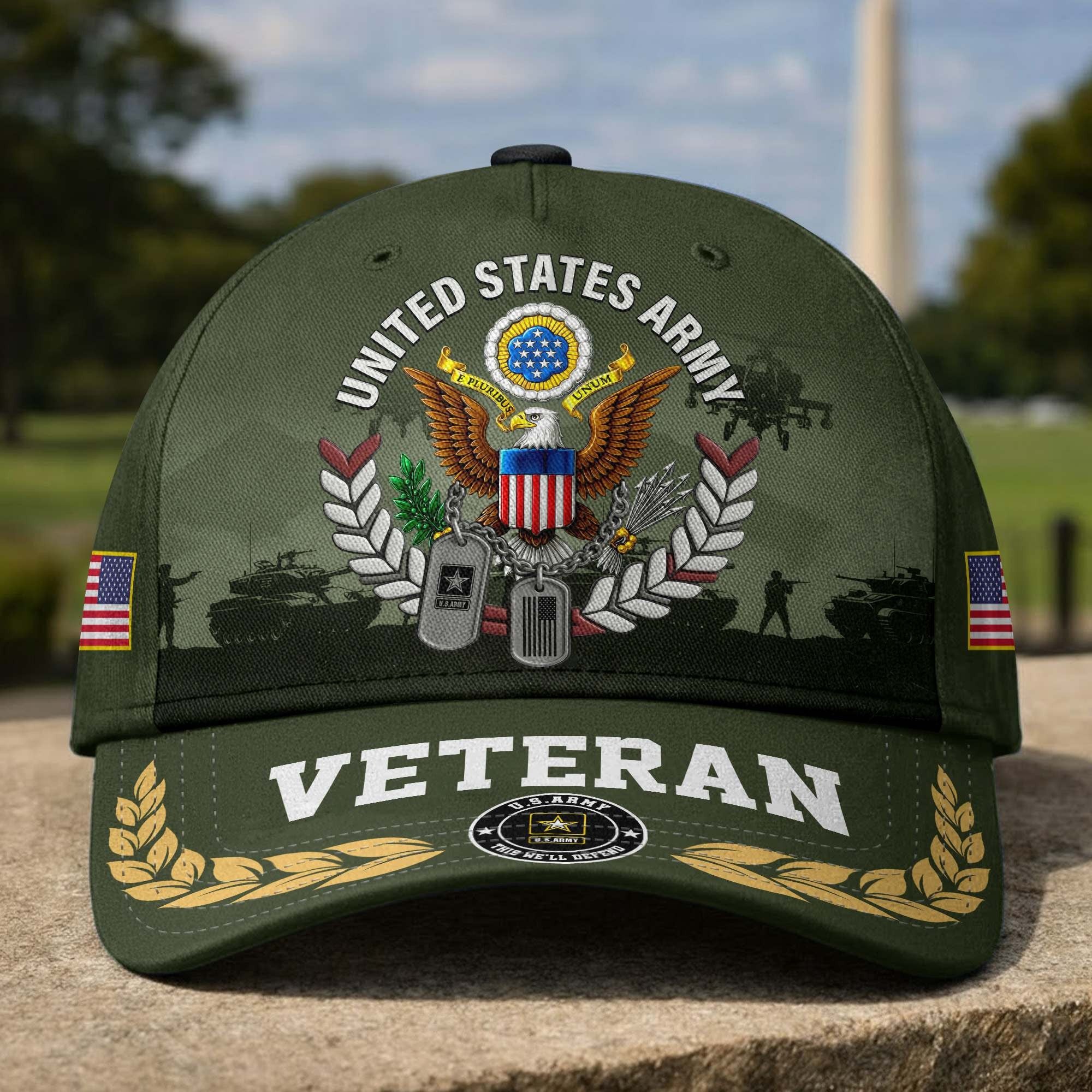 US Veterans Baseball Hats America 250th Birthday Gifts for US Veterans