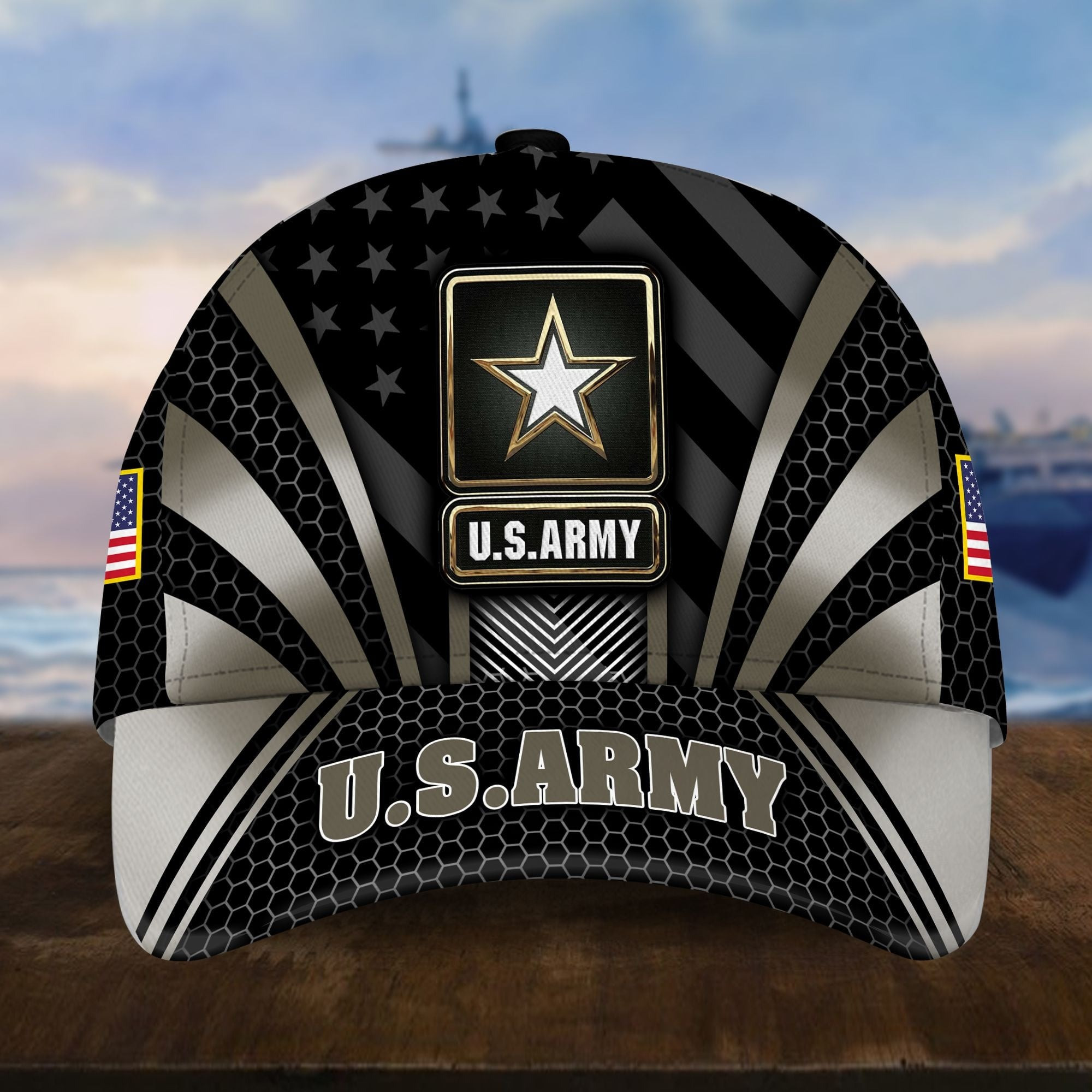 US Veterans Cap Proud Veteran Hat Print Gifts For Veterans on Father's Day