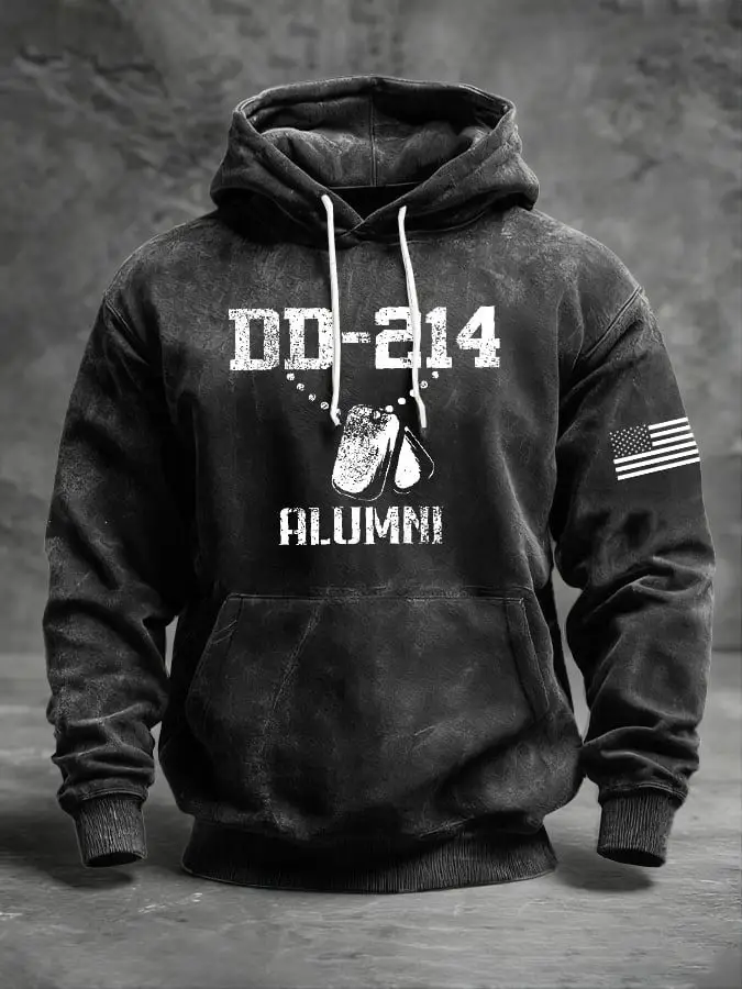 US Veterans DD-214 Alumni Hoodie Unique Gifts For Veterans On Father's Day