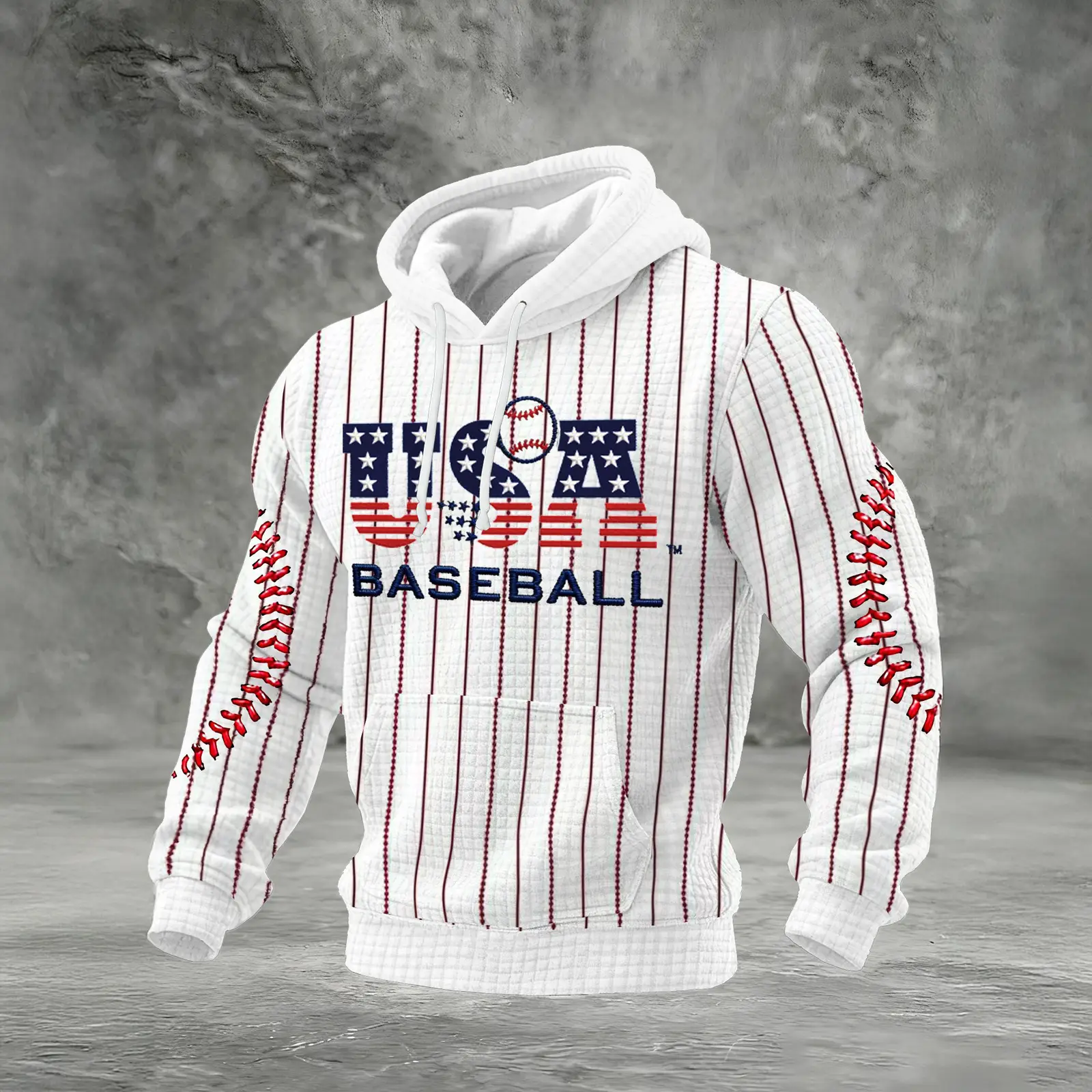 USA 2026 World Baseball Championship Hoodie Baseball Hooded Sweatshirt Game Day Gear USA 2026 World Baseball Championship Hoodie Baseball Hooded Sweatshirt Game Day Gear - Image 1