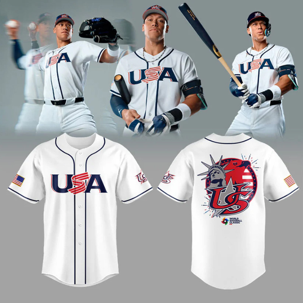 USA 2026 World Baseball Classic Jersey WBC 2026 Merch Game Day Outfit for Team USA
