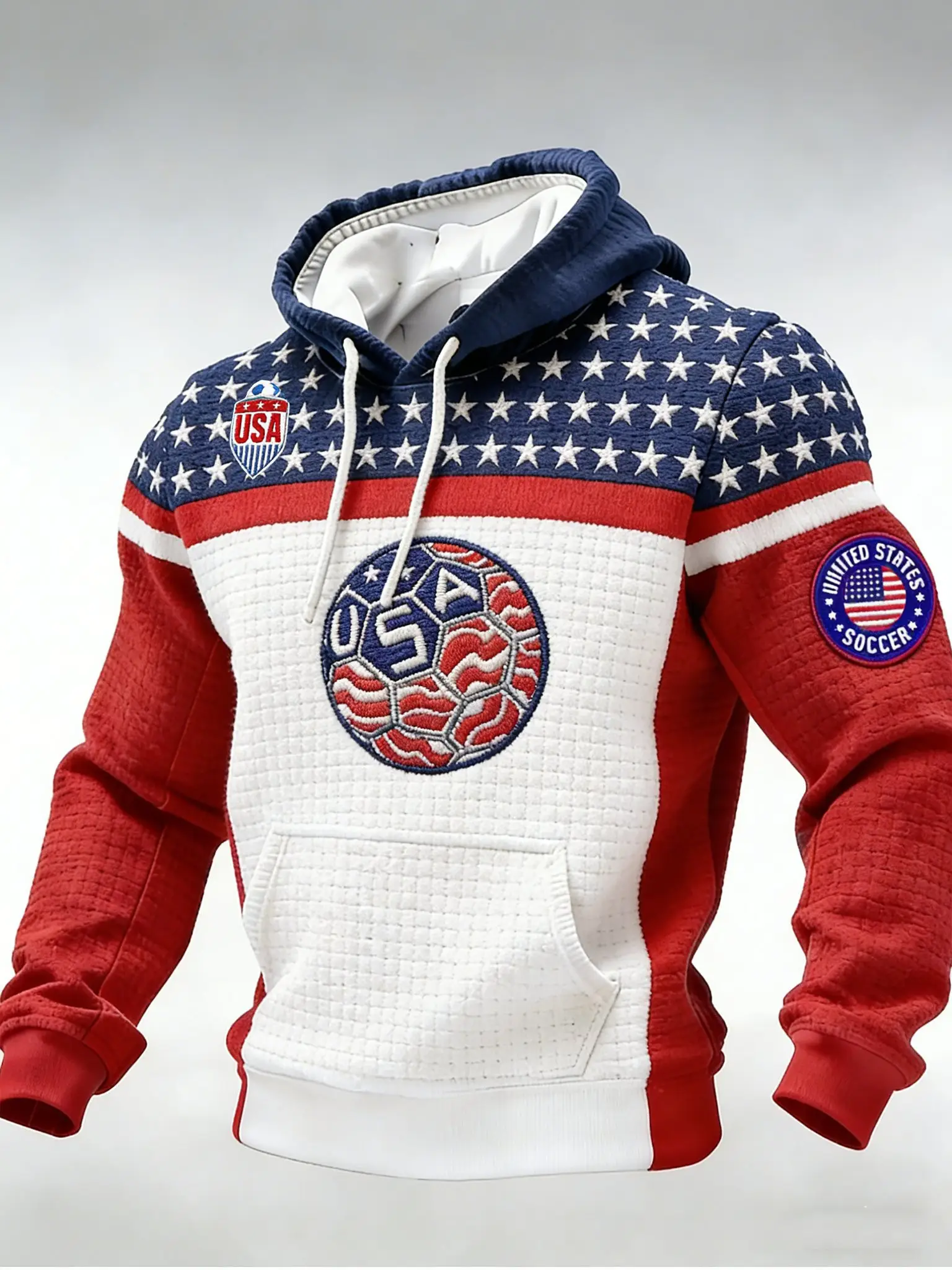 USA 2026 World Cup Merch USA Soccer Ball Hoodie Men's Best Gifts For Team USA Supporters