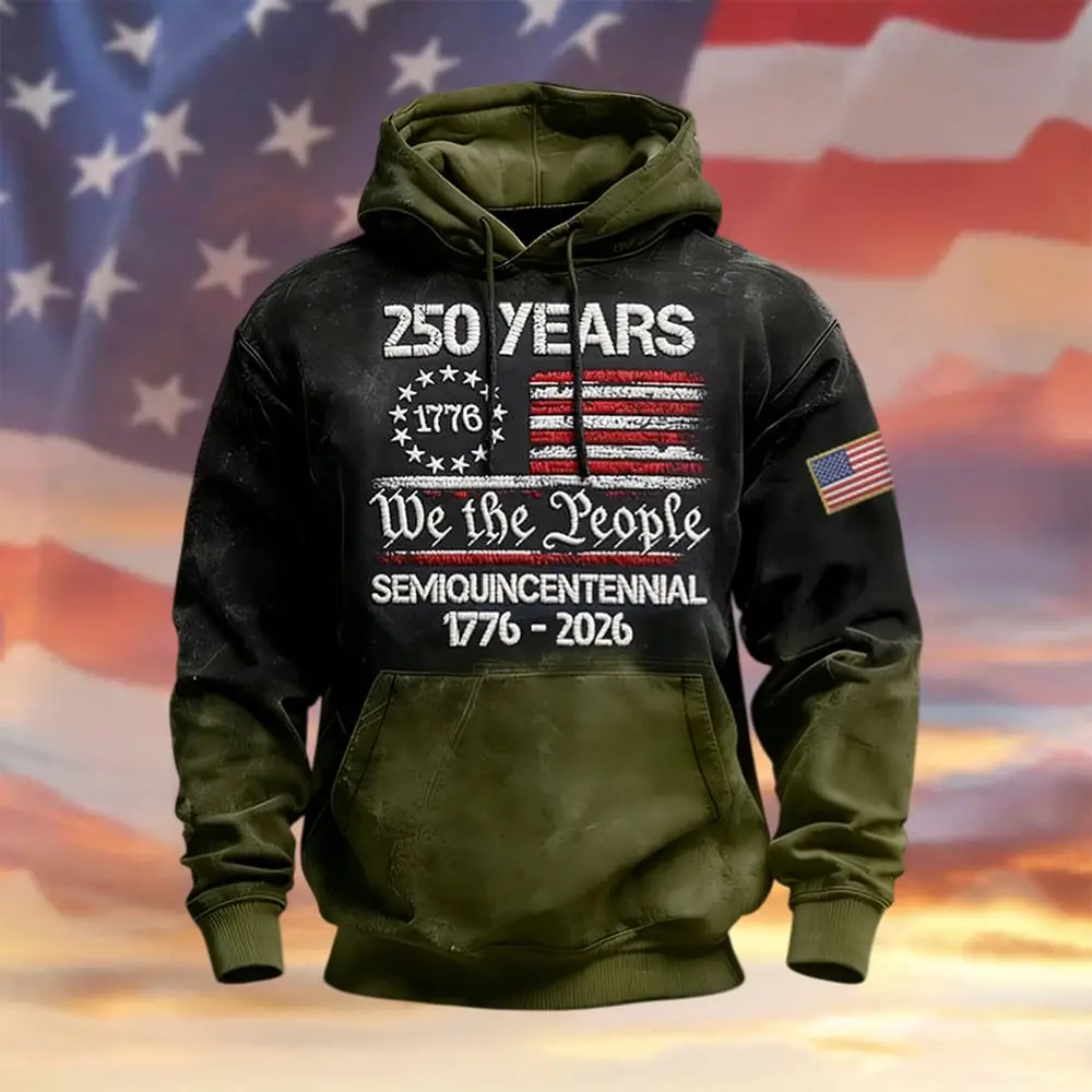 USA 250 Years 1776 2026 Hoodie We The People Merch 4th Of July Semiquincentennial Gift USA 250 Years 1776 2026 Hoodie We The People Merch 4th Of July Semiquincentennial Gift - Image 1