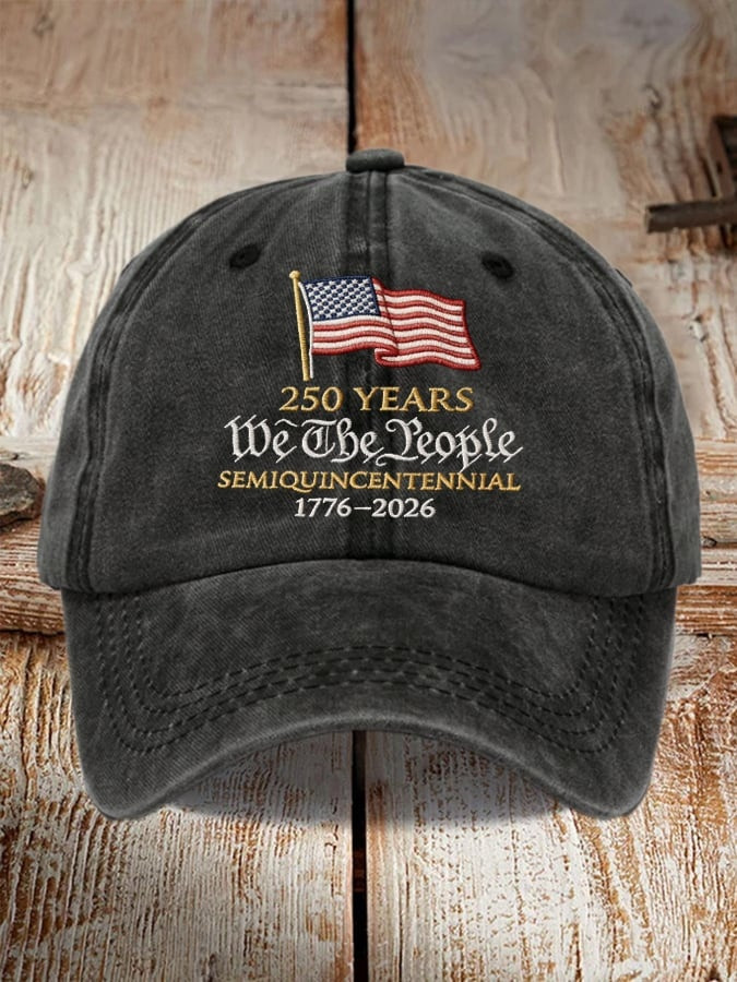 USA 250 Years Anniversary Hat We The People Semiquincentennial 1776 2026 Cap Patriotic Gifts