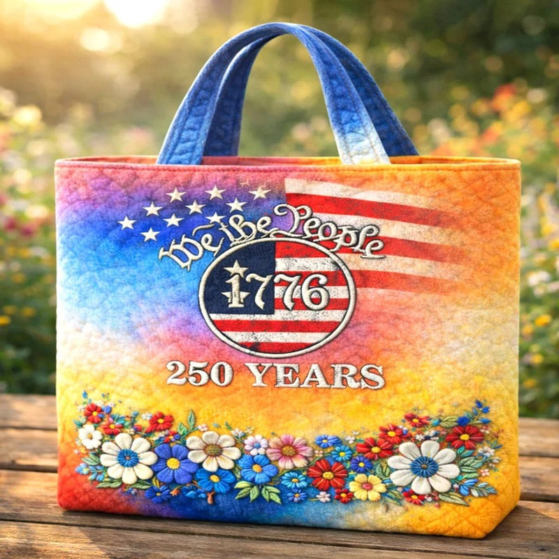 USA 250 Years Anniversary Tote Bag Patriotic We The People 1776 Merch Independence Day Gift USA 250 Years Anniversary Tote Bag Patriotic We The People 1776 Merch Independence Day Gift - Image 1