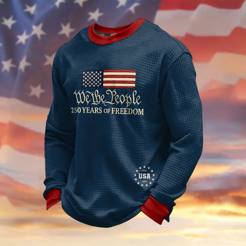 USA 250 Years Of Freedom Long Sleeve Shirt We The People American Flag Apparel 4Th Of July Gift USA 250 Years Of Freedom Long Sleeve Shirt We The People American Flag Apparel 4Th Of July Gift - Image 1