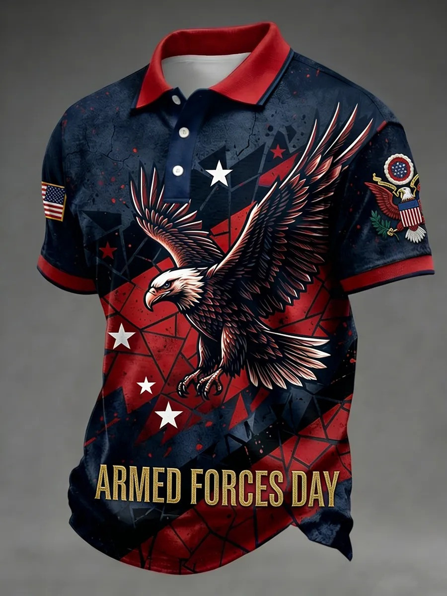USA 250 Years Of Freedom Polo Shirt Armed Forces Day Apparel Gifts For Veterans