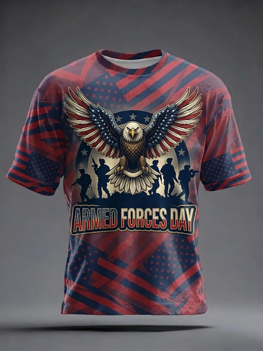 USA 250 Years Of Freedom T-Shirt Armed Forces Day Apparel Patriotic Gift Ideas
