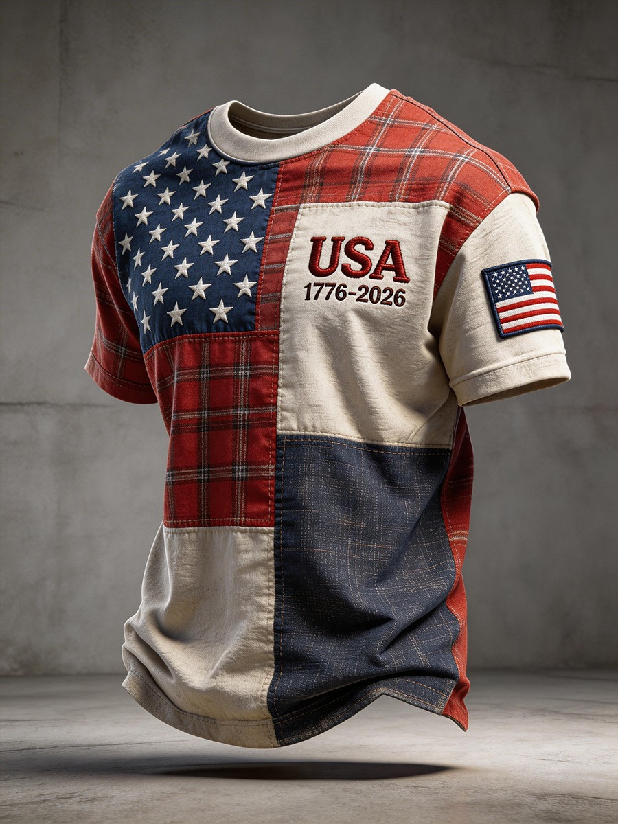 USA 250 Years Of Freedom T-Shirt USA Flag 1776 2026 Merch Apparel Gifts For Brother